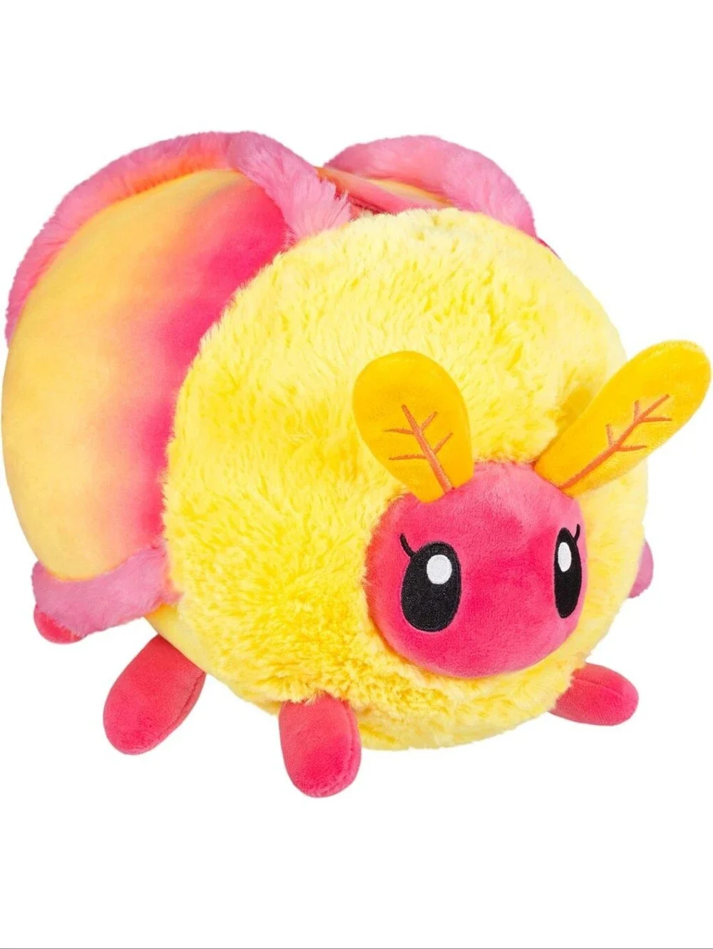 Plush Yellow & Pink Bee Plush Toy - Cute Small Pet Plush